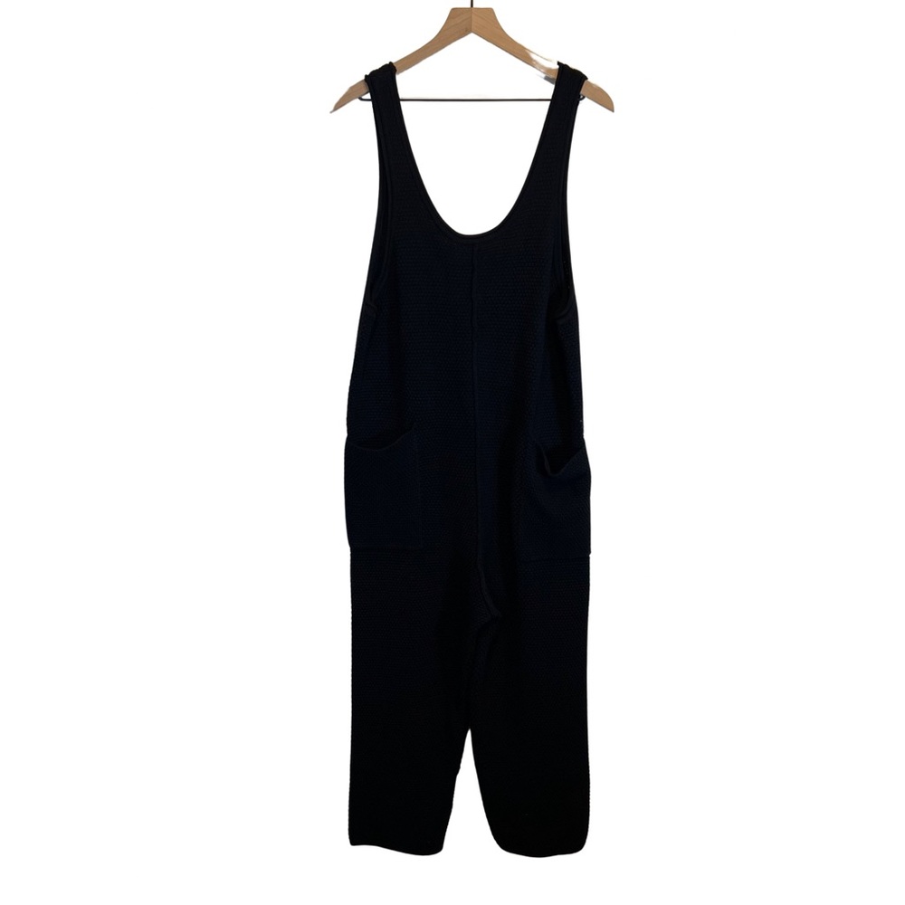 Free People NWT Hailee Sweater jumper Black Medium - Wide Leg Jumpsuit M